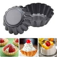 thumbnail image 2 of Molde para tartaletas con revestimiento antiadherente, molde para quiche (8 piezas, negro), 2 of 6