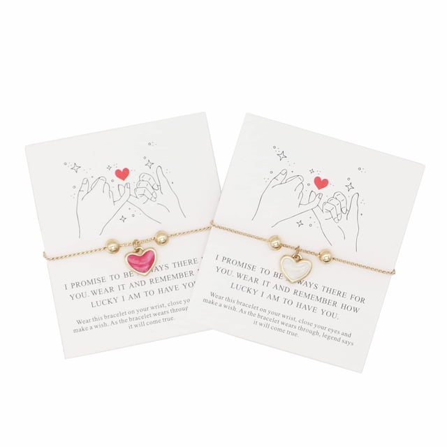 Pulsera SmileBelle Rakhi, regalos para hermana, mejor amiga, oro de 14 quilates
