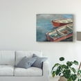 thumbnail image 3 of Ethan Harper 'Boats By The Lake I' Canvas Art, 3 of 4