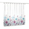 Elite Home Fashions 14-Piece Shower Curtain, Tension Rod, and Hooks Set, Floral
