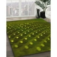 thumbnail image 2 of Ahgly Company Indoor Square Patterned Dark Forest Green Area Rugs, 7' Square, 2 of 6