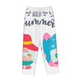 thumbnail image 4 of Balery Gnomes Summer print Women's Pajama Pants,Ultra Lightweight Pjs,Lounge Pant-Small, 4 of 9