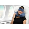 thumbnail image 7 of Brookstone Travel Neck Pillow Classic Memory Foam Neck Support and Sleep Eye Mask Set, 7 of 7