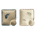 thumbnail image 2 of kitchen Pans 2 Piece Ceramic Sum Plate Exquisite Japanese Style Tableware Set Multi Functional Home Dining Plate And To Clean, 2 of 7