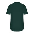 thumbnail image 6 of asdoklhq Womens Plus Size Tops,Women Loose Casual Short Sleeve V-Neck Solid Casual Blouse T-shirt Tunic Tops, 6 of 9