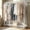 71"x20"x59‘, variant on Clear Garment Rack Cover, Dust & Moisture Resistant Clothes Protector with 2 Heavy-Duty Zippers, Ideal for Bedroom, Living Room & Walk-in Closet(51"x20"x59")