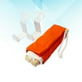 thumbnail image 2 of Creative Foot Hammock Under Desk Hammock Mini Foot Rest Stand Feet Swing Mat for Home Office (Orange), 2 of 8