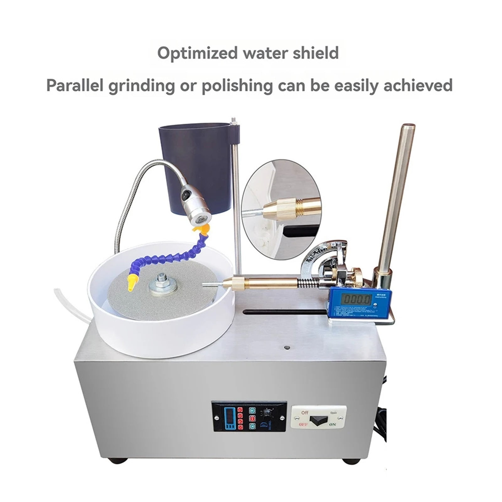 Digital Display Grinding Machine, Jewelry Jade Face Ring Grinding Machine, Speed Grinding And Polishing Machine ,Powerhouse Performance