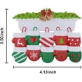 thumbnail image 3 of RV Familia de manoplas personalizada de 10 adornos para árbol de Navidad Colección de tradición familiar 2022 para padres, abuelos, hijos, nietos y amigos, 3 of 4