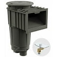 thumbnail image 2 of Hayward SP1072S2DGR Dark Gray-Colored Gunite Pool Ground Skimmer w/ Round Cover, 2 of 3