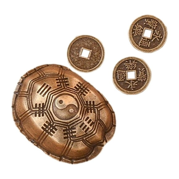 segolike Mini Turtle Shell Figurine Gift Backpack Charms Turtle Shell Pendant for Men