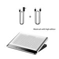 thumbnail image 1 of Refrigerador Para Computadora Portátil Soporte De Enfriamiento Para Computadora Portátil De Altura Ajustable Hueco De Aleación De Aluminio Con Ventilador Yuarrent EL013137-02, 1 of 5