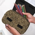 thumbnail image 6 of Goofa Leopard Print Pattern Double Layer Pen Pencil Case, Protective Large Capacity Storage Organizer Pen Pouch, Office College Supplies for Teens Adults, 6 of 7