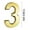 D, variant on Bdday Cute Stickers 3 Inch Gold Modern House Numbers Mailbox Numbers 0-9 Self-Adhesive Street Door Home Address Metal Numbers for Outside Or Inside Signs Easy Install Fall Decorations for Home