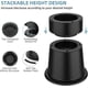 thumbnail image 5 of 4 Set Stackable Furniture Risers Bed for and Sofa 2.3/3.3 Inch, 5 of 5