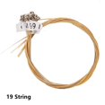 thumbnail image 1 of Lefu 15/16/19/21/24Strings Lyre Brass Strings Set Lyre Harp Nylon String Replacement, 1 of 6