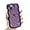 Purple, variant on for iPhone Case,Luxury Water Wave Shape Frame Glitter Sparkle Sparkly Star Camera Lens Protection Soft Shockproof Phone Case (White,iPhone 11)
