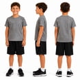 thumbnail image 2 of Mad Game Boys Active Shorts - 3 Pack Lightweight Performance Mesh Basketball Shorts (8-18), 2 of 7