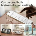 thumbnail image 3 of Dteck for iPhone 16 Pro Case with Built-in Camera Lens Stand, Compatible with MagSafe, Anti-Yellow Clear Military-Grade Protection Magnetic Slim 16 Pro Max Case 6.3",Gold/Diamond, 3 of 7