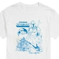 thumbnail image 3 of Star Wars - The Mandalorian Mando Sketchy - Men's Short Sleeve Graphic T-Shirt, 3 of 5
