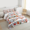 thumbnail image 5 of Feelyou Santa Claus Full Size Comforter Sets for Teen, Kawaii Cartoon Penguin Bedding Comforter Set, Merry Christmas Reversible Bedding Sets, Breathable Home Decor, 3-Piece, 5 of 8