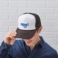 thumbnail image 5 of CafePress - Greek Flag Opa1 - Adjustable Unisex Printed Trucker Hat with Mesh Back, 5 of 8