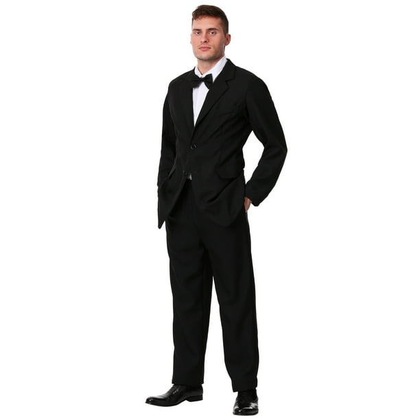 Mens Black Suit Costume