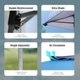 thumbnail image 6 of Alpha Joy 13'x13 Pop Up Canopy Tent Outdoor Event Camping Instant Tent with Roller Bag, Blue, 6 of 8