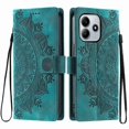 thumbnail image 1 of For Xiaomi Redmi Note 14 4G (164.84x78.15x8.16mm) Case Imprinted Totem Skin Feel Wallet Leather Phon, 1 of 5