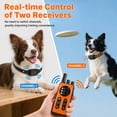 thumbnail image 3 of Dog Shock Collar 2 Dogs (10-120Lbs) - 3300ft Dog Training Collar with Remote, Real-time Dual-Channel Control with 3 Training Modes, IPX7 Waterproof E-Collar with Light, 3 of 8
