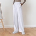 thumbnail image 3 of RUTAYY Women's Casual Pants with Pockets Comfortable Loose Fit Straight Leg Everyday Wear Trendy Vibrant Trousers, 3 of 5