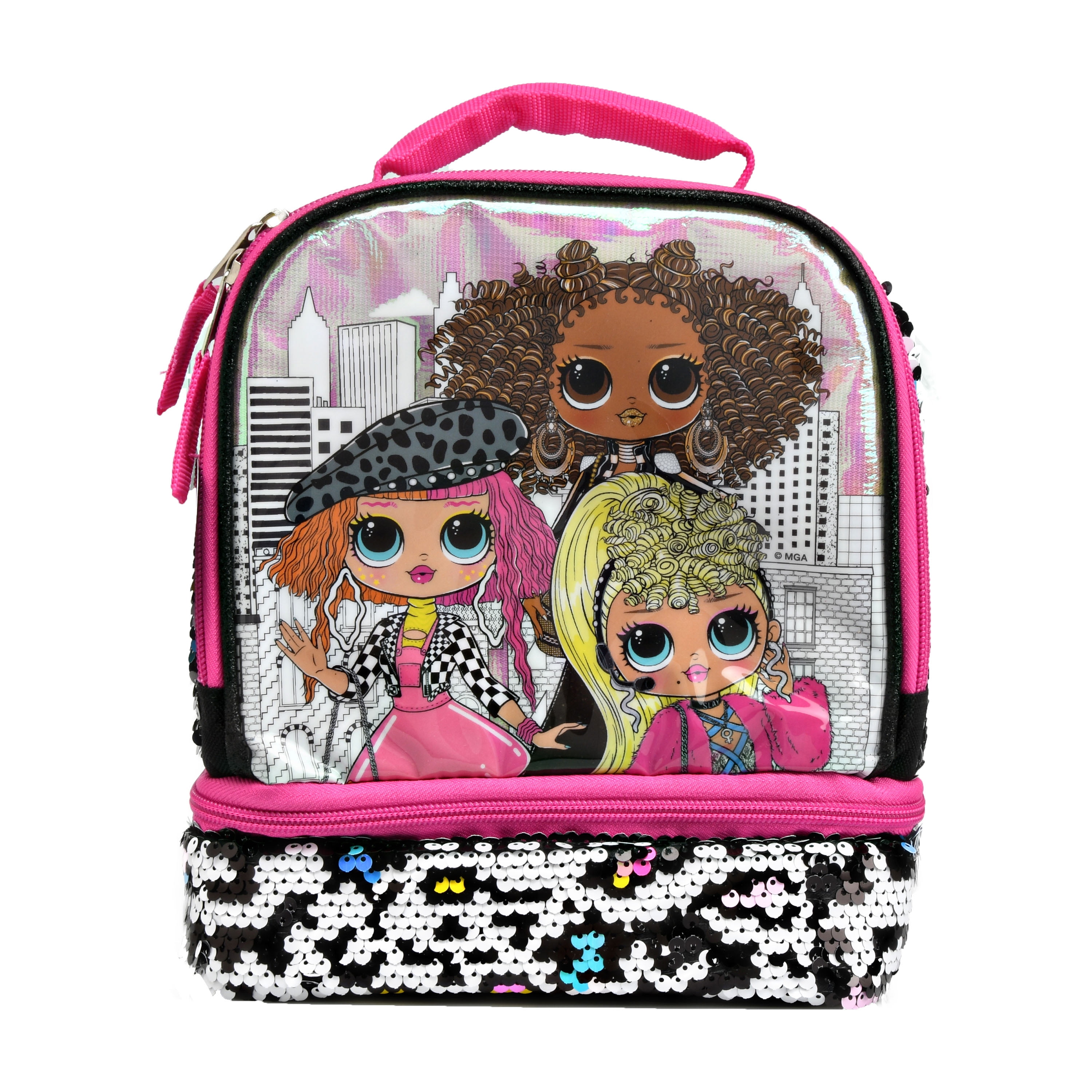 L.O.L Surprise Little Girls LOL School Insulated Lunch Bag Pink Toddler Gift 