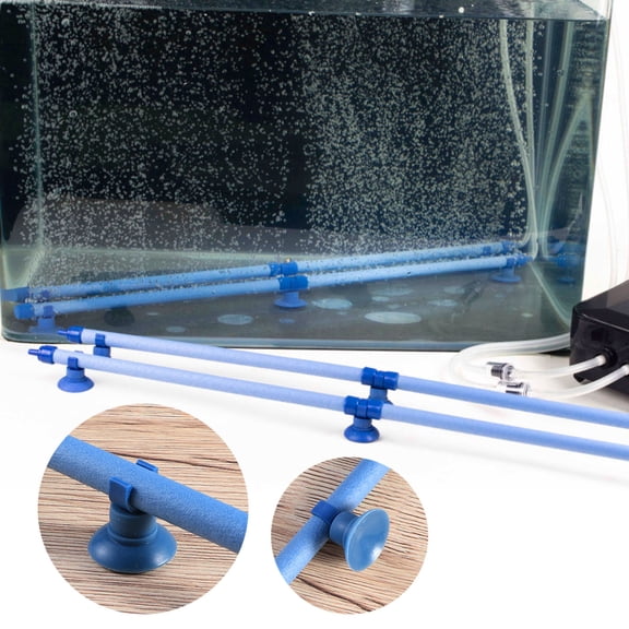 HAKIDZEL Oxygen For Fish Tank Blue Plastic 1Pcs 7Inch