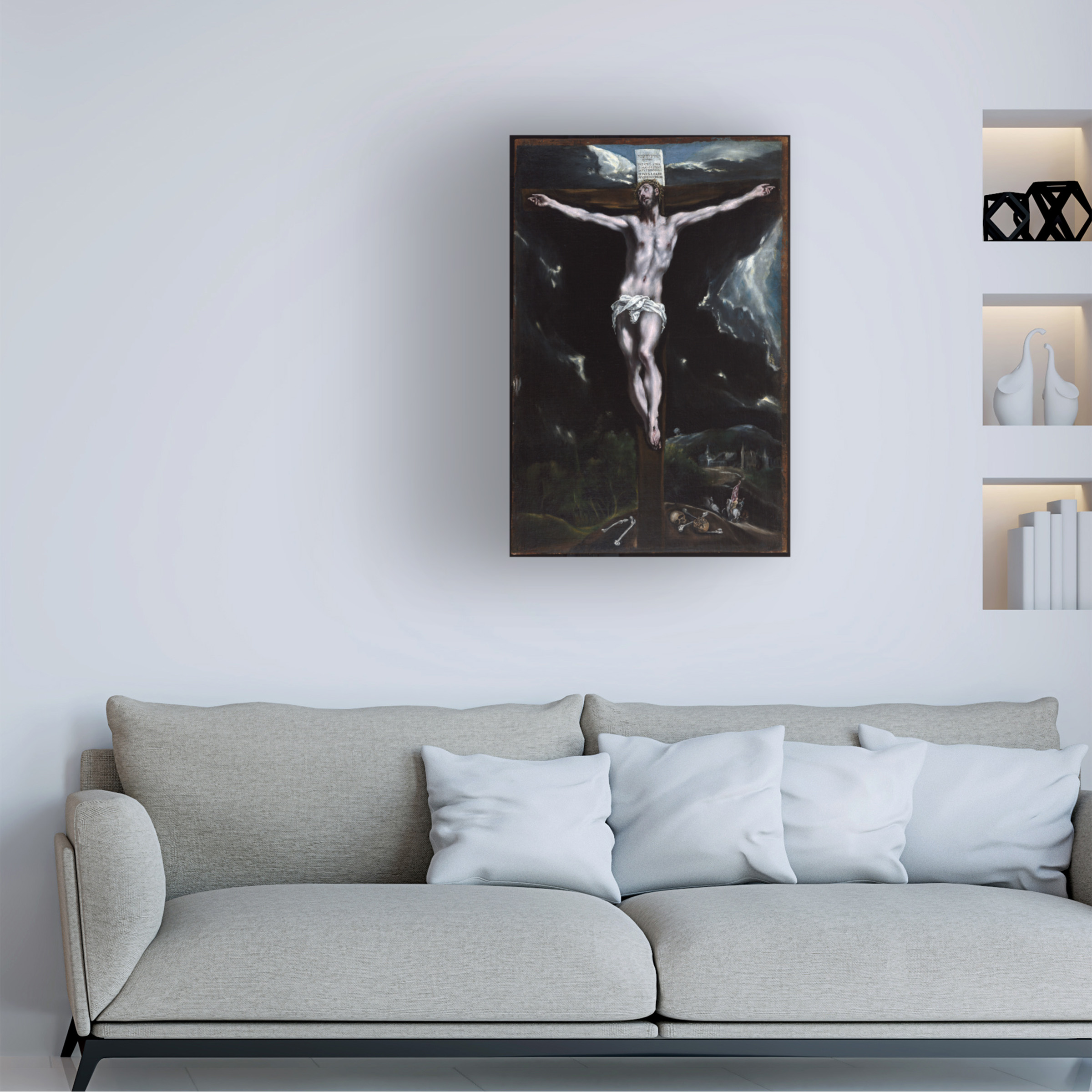 El Greco 'Christ On The Cross' Canvas Art