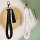 thumbnail image 2 of Llavero YONGSHENG 2 Piezas Macrame Muñequera Blanco y Negro, 2 of 5