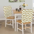 thumbnail image 5 of Spring Flower Chair Covers Set of 6 Summer Country Sunflower Floral Leaf Plant Chair Back Covers Stretch Removable Washable Slipcovers Protector for Dining Room Kitchen Party Decor, 5 of 9