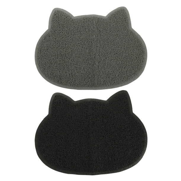 2Pcs Cat Litter Mats Kitten Litter Trapping Mats Pet Cat Litter Pads