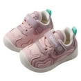 thumbnail image 5 of Staki Toddler Boys Shoes Child Mid Hook and Loop Shoes Toddler Boys Sneaker(Pink,6.5 Big Kid), 5 of 7