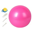 thumbnail image 2 of Almencla Exercise Ball Back Support Pilates Ball, Versatile, Anti Slip Inflator Included Stability Training Thickened Home Gym Workout pink 75cm, 2 of 8