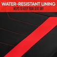 thumbnail image 2 of Motor Trend SpillGuard Seat Covers for Cars Trucks SUV ‚ Waterproof Car Seat Covers with Neoprene Lining, Automotive Seat Cover Set for Front Seats, Interior Car Accessories(Red), 2 of 8