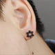 thumbnail image 4 of de de acero inoxidable Hombres Mujeres Perno Sunnimix Pendientes, 4 of 4