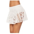 thumbnail image 1 of New Crochet Lace Beach Dress Lace High-waisted Triangle Swim Trunks, 1 of 3