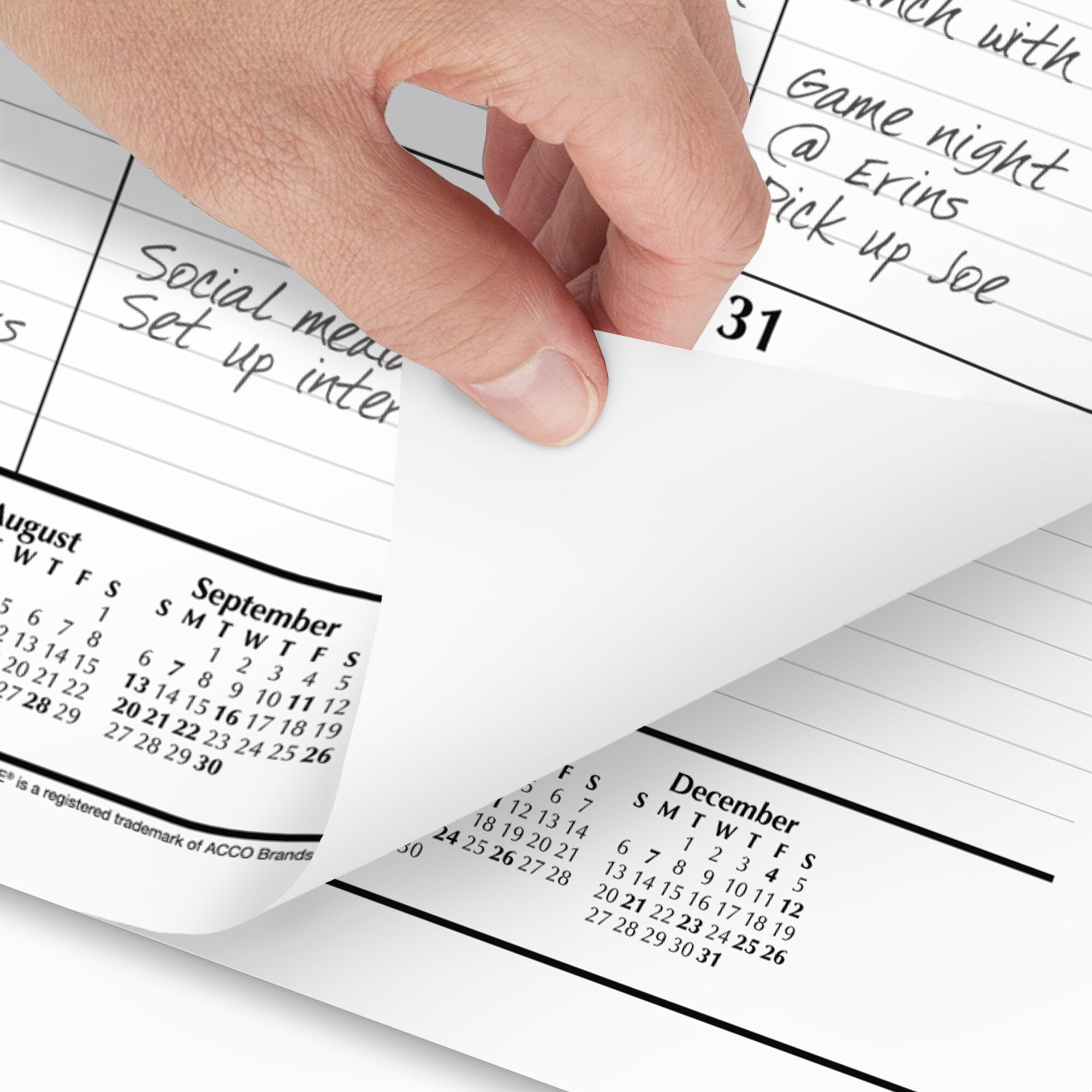 AT-A-GLANCE 2026 Monthly Desk Pad Calendar Standard 21 34 x 17 - Desk Pad