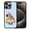 French Bulldog Butt Looking Back, variant on WIRESTER Shockproof Soft Rubber Cover Case for Apple iPhone 15 Pro 6.1" 2023, Pembroke Welsh Corgi Dog Butt Looking Back On Sunset Background