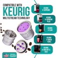 thumbnail image 2 of Reusable K Cups for Keurig - Stainless Steel Refillable K Cup for Keurig K Supreme, K-Duo Gen 2 and K Slim Coffee Makers, Metal Reusable Kcups by - Multistream Coffee Pods Filter (2 Pack), 2 of 8