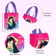 thumbnail image 3 of Mulan Party Favor Bags Set – 12 Pack 8" Disney Goodie Bags for Kids Bulk Reusable Mini Totes | Disney Mulan Birthday Party Supplies, 3 of 5