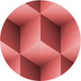 thumbnail image 1 of Ahgly Company Tapis Rond Lavable en Machine Intérieur Transitionnel Rouge, 3 Pieds Rond, 1 of 7