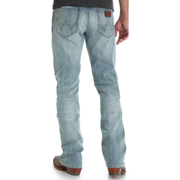 Wrangler mens retro Slim Fit boot cut Jean, bearcreek, 34x36 