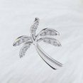 thumbnail image 3 of Beautiful Hawaiian Palm Tree Earring and Necklace, Sterling Silver Palm Tree CZ Pendant, N6009 Birthday Mom Valentine Gift, Island Jewelry, 3 of 10