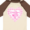 thumbnail image 4 of Inktastic Grandma's Sweetie Pie with Pink Hearts Boys or Girls Long Sleeve Baby Bodysuit, 4 of 5
